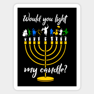 Broadway Menorah Magnet